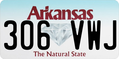 AR license plate 306VWJ