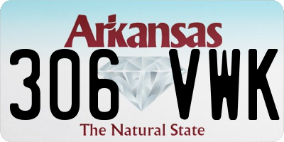 AR license plate 306VWK