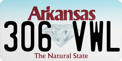 AR license plate 306VWL