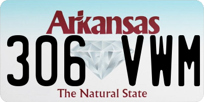 AR license plate 306VWM