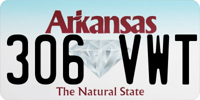 AR license plate 306VWT