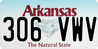 AR license plate 306VWV