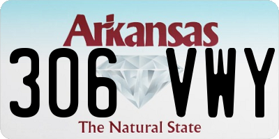 AR license plate 306VWY