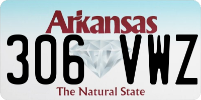 AR license plate 306VWZ