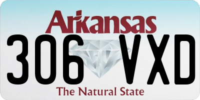 AR license plate 306VXD