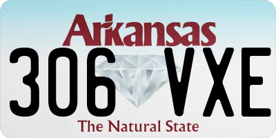 AR license plate 306VXE