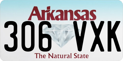 AR license plate 306VXK