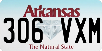 AR license plate 306VXM