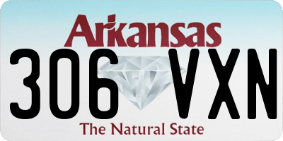 AR license plate 306VXN