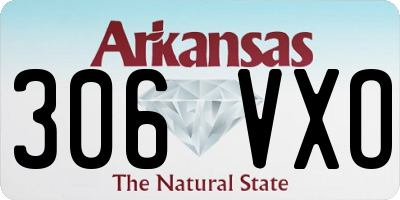 AR license plate 306VXO