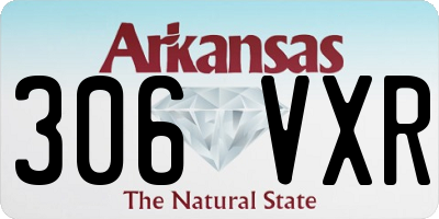 AR license plate 306VXR