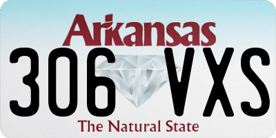 AR license plate 306VXS