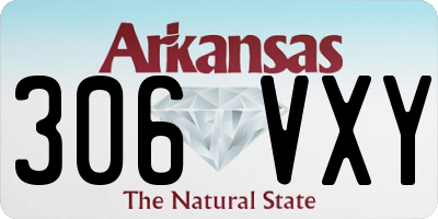 AR license plate 306VXY