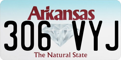 AR license plate 306VYJ