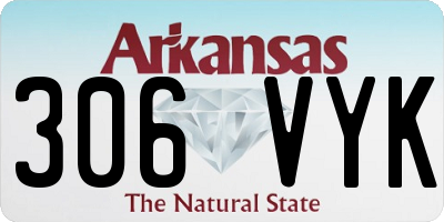 AR license plate 306VYK