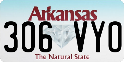 AR license plate 306VYO