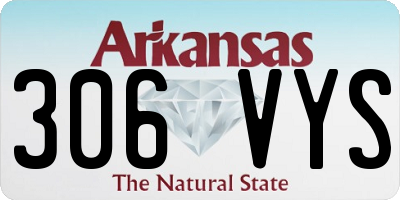 AR license plate 306VYS