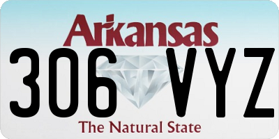 AR license plate 306VYZ