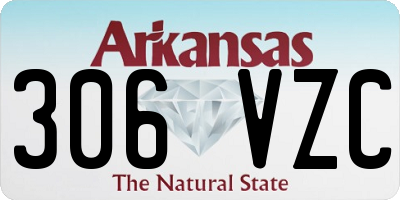 AR license plate 306VZC
