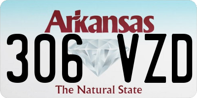 AR license plate 306VZD