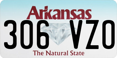 AR license plate 306VZO