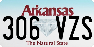 AR license plate 306VZS