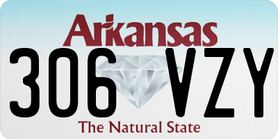 AR license plate 306VZY