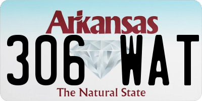 AR license plate 306WAT