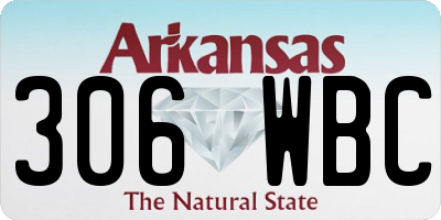 AR license plate 306WBC