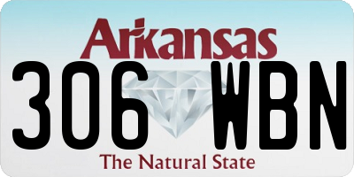 AR license plate 306WBN