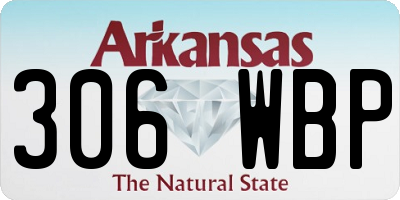 AR license plate 306WBP