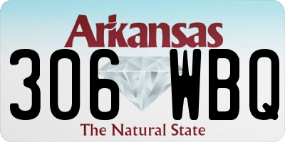 AR license plate 306WBQ