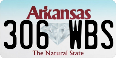 AR license plate 306WBS