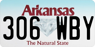 AR license plate 306WBY