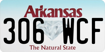 AR license plate 306WCF