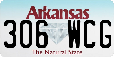 AR license plate 306WCG