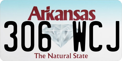 AR license plate 306WCJ