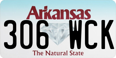 AR license plate 306WCK