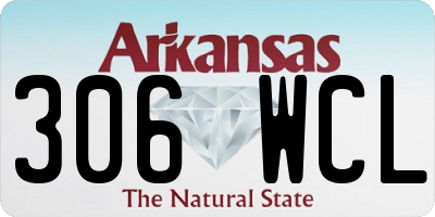 AR license plate 306WCL