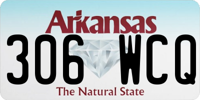 AR license plate 306WCQ