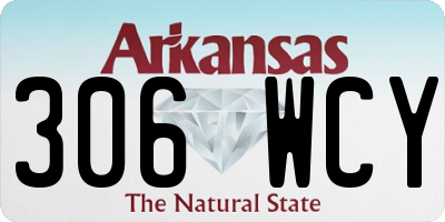 AR license plate 306WCY