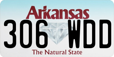 AR license plate 306WDD