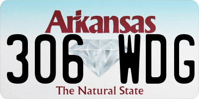 AR license plate 306WDG