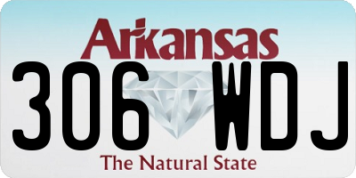 AR license plate 306WDJ