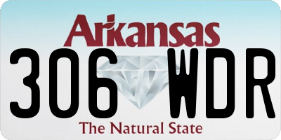 AR license plate 306WDR