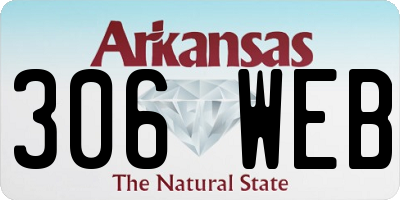 AR license plate 306WEB