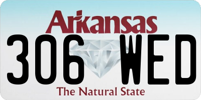 AR license plate 306WED