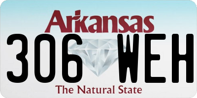 AR license plate 306WEH