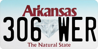 AR license plate 306WER