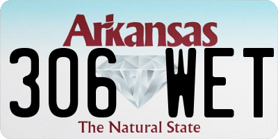 AR license plate 306WET